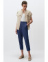 JIMMY KEY Pantaloni crop din chambray - Pled.ro