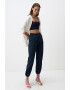 JIMMY KEY Pantaloni crop din lyocell - Pled.ro