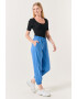 JIMMY KEY Pantaloni jogger crop din amestec de modal - Pled.ro