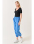 JIMMY KEY Pantaloni jogger crop din amestec de modal - Pled.ro