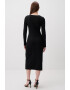 JIMMY KEY Rochie bodycon cu decolteu patrat - Pled.ro