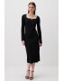 JIMMY KEY Rochie bodycon cu decolteu patrat - Pled.ro