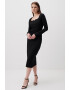 JIMMY KEY Rochie bodycon cu decolteu patrat - Pled.ro