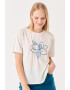 JIMMY KEY Tricou din amestec de modal cu imprimeu floare - Pled.ro