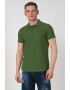 John Richmond Tricou polo din pique cu model logo Nilly - Pled.ro