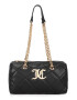 Juicy Couture Geanta cu aspect matlasat si barete lant - Pled.ro