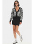 June Cardigan crop cu animal print - Pled.ro