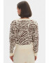 June Cardigan crop cu animal print - Pled.ro