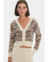 June Cardigan crop cu animal print - Pled.ro