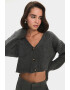 June Cardigan crop cu decolteu in V - Pled.ro