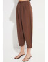 June Pantaloni crop conici din amestec de in - Pled.ro