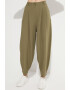 June Pantaloni crop conici din amestec de in - Pled.ro