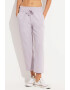 June Pantaloni crop din amestec de in - Pled.ro