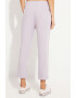 June Pantaloni crop din amestec de in - Pled.ro