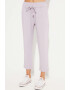 June Pantaloni crop din amestec de in - Pled.ro