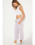 June Pantaloni crop din amestec de in - Pled.ro