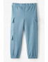 June Pantaloni jogger uni cu buzunare aplicate - Pled.ro