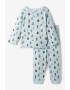 June Pijama din bumbac cu imprimeu - Pled.ro