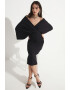 June Rochie-creion cu maneci ample - Pled.ro