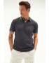 June Tricou polo cu margini contrastante - Pled.ro