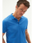 June Tricou polo cu model uni - Pled.ro