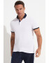 June Tricou polo slim fit de bumbac - Pled.ro