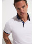 June Tricou polo slim fit de bumbac - Pled.ro