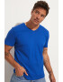 June Tricou slim fit cu decolteu in V - Pled.ro