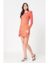 JUST CAVALLI Rochie bodycon midi cu umeri dublati - Pled.ro