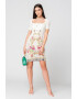 JUST CAVALLI Rochie cambrata cu imprimeu floral - Pled.ro