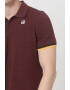 K-Way Tricou polo slim fit cu margini contrastante Vincent - Pled.ro