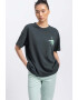 KAFT Tricou unisex lejer cu imprimeu abstract - Pled.ro