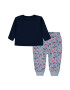 KANZ Set de tricou si pantaloni cu imprimeu floral - 2 piese - Pled.ro