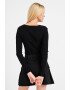 Karl Lagerfeld Bluza-body cu imprimeu logo - Pled.ro