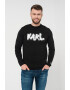 Karl Lagerfeld Bluza cu imprimeu logo - Pled.ro