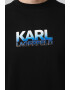 Karl Lagerfeld Bluza de trening cu imprimeu logo Negru Alb Albastru - Pled.ro