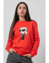 Karl Lagerfeld Bluza de trening din amestec de bumbac organic cu logo - Pled.ro