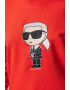 Karl Lagerfeld Bluza de trening din amestec de bumbac organic cu logo - Pled.ro