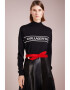 Karl Lagerfeld Bluza sport de lana cu imprimeu logo - Pled.ro