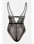 Karl Lagerfeld Body transparent cu cupe cu sustinere metalica - Pled.ro