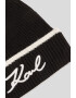 Karl Lagerfeld Caciula de lana cu broderie logo Signature - Pled.ro