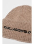 Karl Lagerfeld Caciula din amestec de lana cu logo brodat Essential - Pled.ro