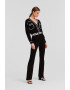 Karl Lagerfeld Cardigan crop din amestec de lana - Pled.ro