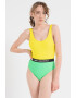 Karl Lagerfeld Costum de baie intreg cu model colorblock - Pled.ro