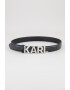 Karl Lagerfeld Curea din piele cu logo metalic Swing - Pled.ro