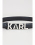 Karl Lagerfeld Curea din piele cu logo metalic Swing - Pled.ro