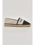 Karl Lagerfeld Espadrille cu garnituri de piele si logo - Pled.ro