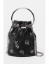 Karl Lagerfeld Geanta bucket cu model - Pled.ro