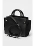 Karl Lagerfeld Geanta crossbody de piele Circle - Pled.ro