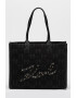 Karl Lagerfeld Geanta tote de bumbac reciclat Skuare - Pled.ro